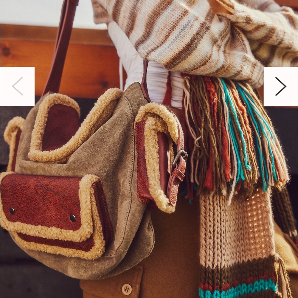 NWT Free People Durango Messenger Bag